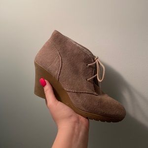 Wedge booties